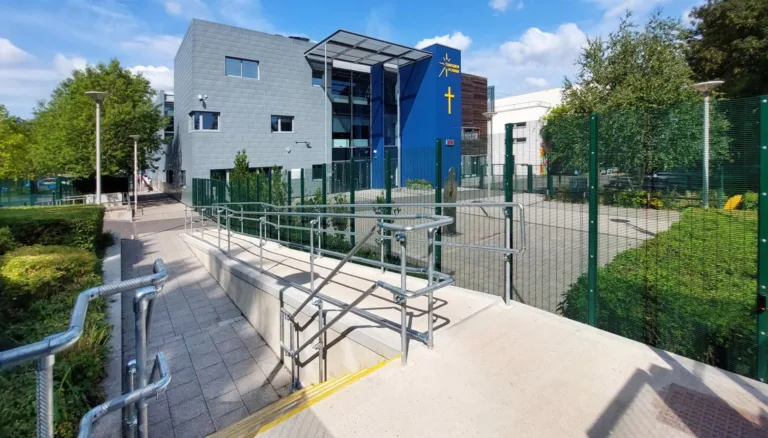 The Steps and Ramp at St Matthews Academy